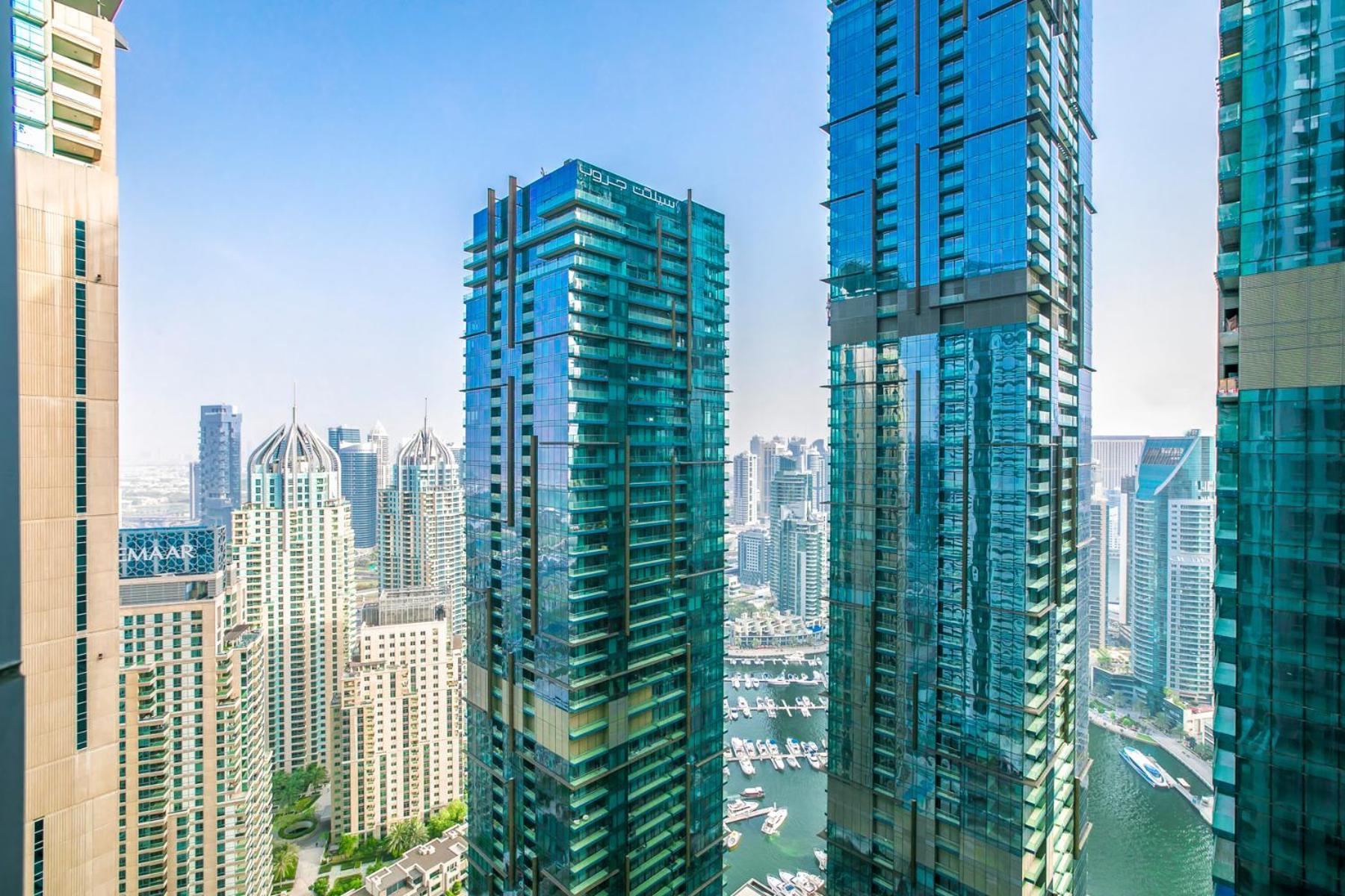 2Br High Floor Torch Tower Dubai Marina Apartment Bagian luar foto