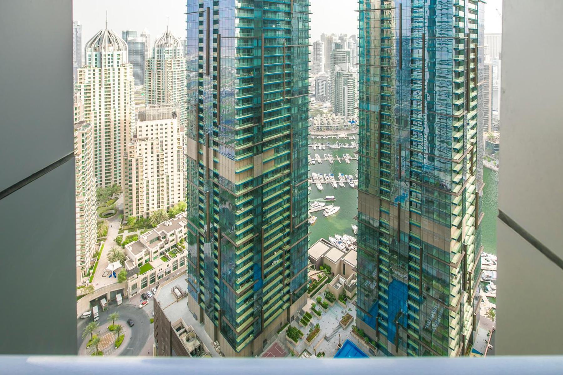 2Br High Floor Torch Tower Dubai Marina Apartment Bagian luar foto